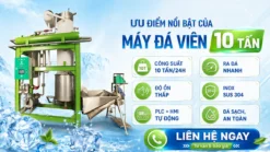 Ưu điểm nổi bật của máy đá viên 10 tấn