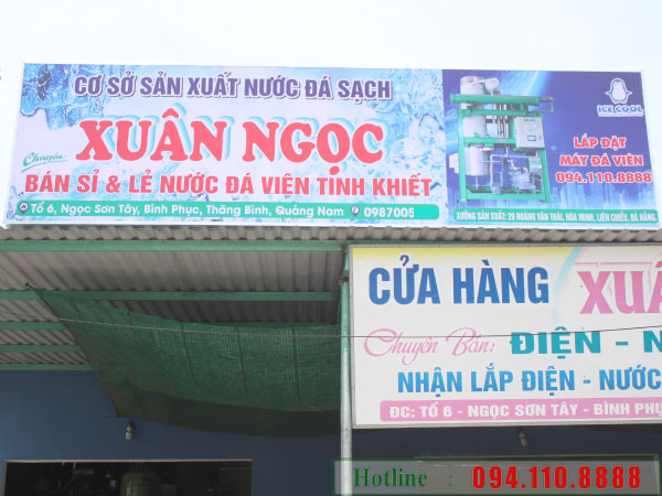 Lắp đặt máy đá viên tại Quảng Nam