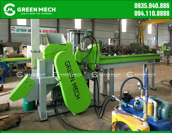 Máy nghiền gỗ GREEN MECH hoàn thiện tại nhà máy sản xuất