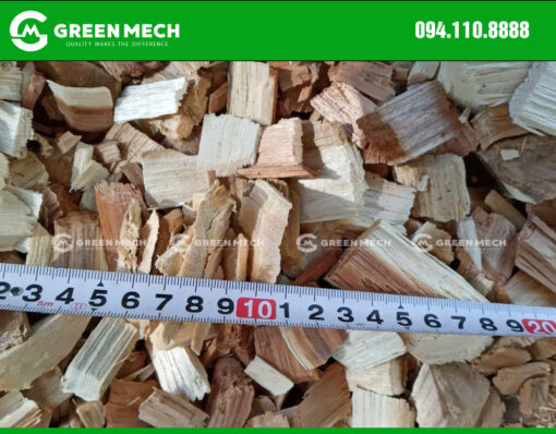 Dăm gỗ từ máy băm gỗ GREEN MECH