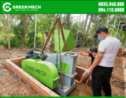 Lắp đặt máy băm gỗ 10 tấn tại Bình Định
