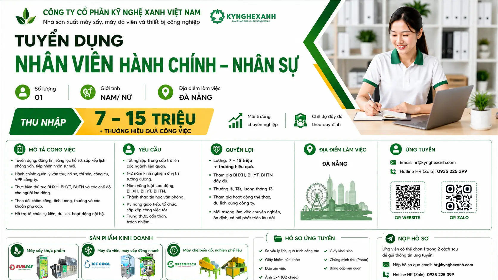 KNX Tuyển dụng vị trí hành chính nhân sự
