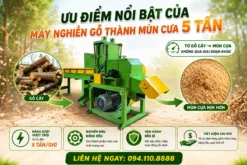 Ưu điểm nổi bật của máy nghiền gỗ 5 tấn