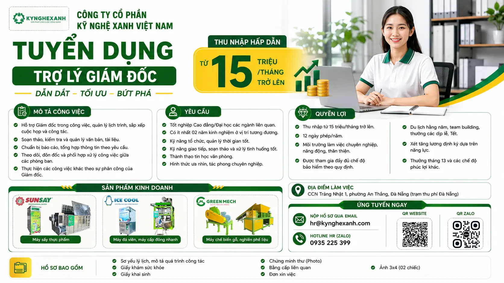 KNX Tuyển dụng vị trí trợ lý giám đốc