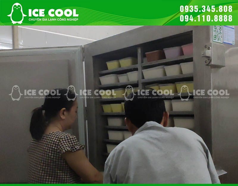 Lắp đặt máy cấp đông nhanh kem tại Thành Phố Nha Trang