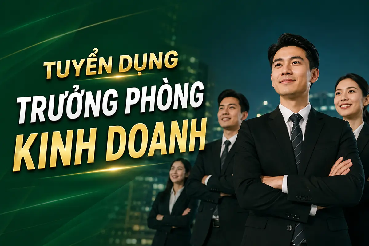 KNX Tuyển dụng trưởng phòng kinh doanh