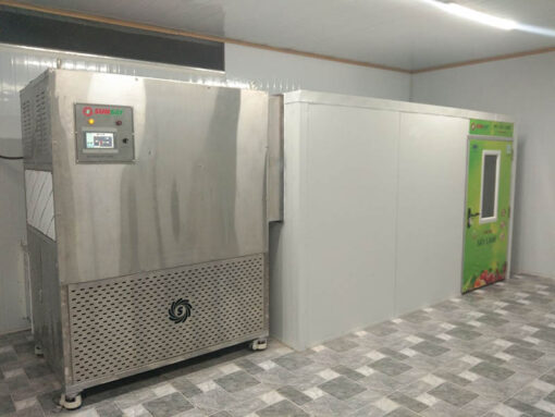 Máy sấy lạnh 200 kg đã được lắp đặt tại Phú Thọ để khách hàng sấy tảo xoắn