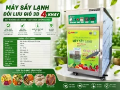 Thông số kỹ thuật của máy sấy lạnh đối lưu 4 khay