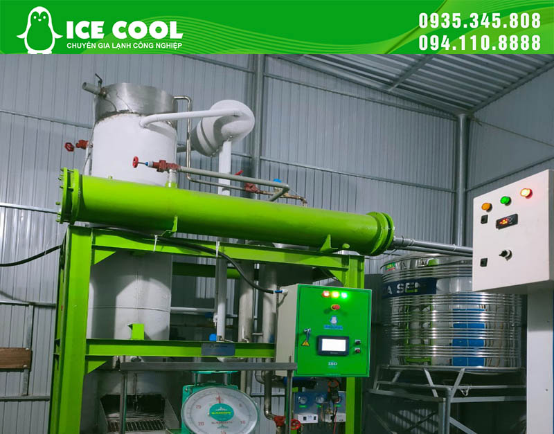 Máy đá viên ICE COOL có năng suất cao, tiết kiệm điện năng