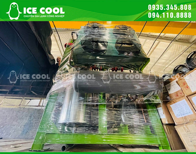 Máy đá viên 1 tấn ICE COOL chất lượng cao 