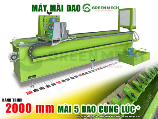 Máy nghiền được 5 dao cùng lúc tăng hiệu suất làm việc