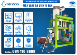 Máy làm đá viên 5 tấn