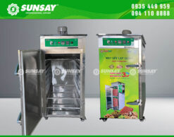 Máy sấy lạp xưởng SUNSAY có thiết kế đẹp, sấy đảm bảo vệ sinh an toàn thực phẩm