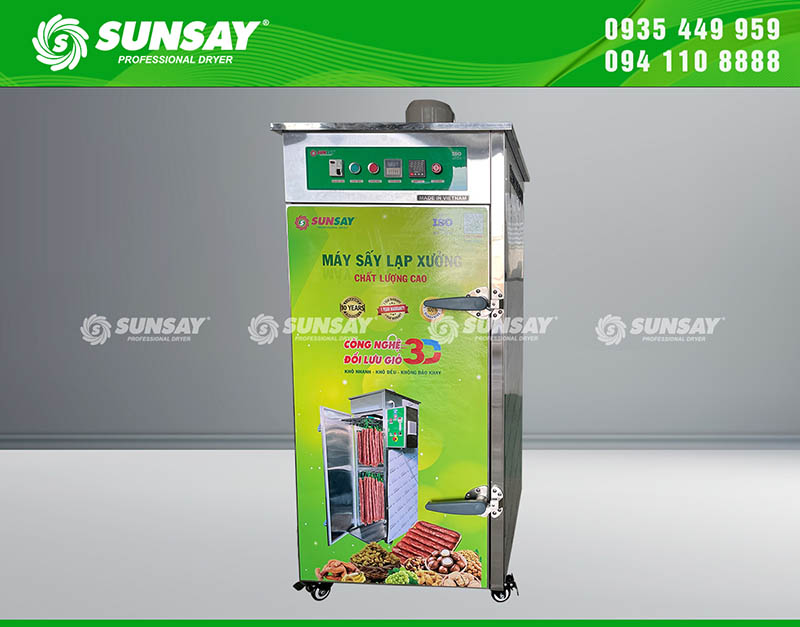 Máy sấy lạp xưởng 50kg SUNSAY chất lượng cao 