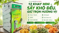 Sấy nhiệt 12 khay mini