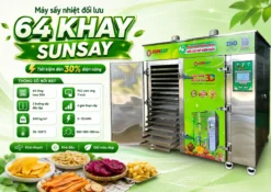 Sấy nhiệt 64 khay