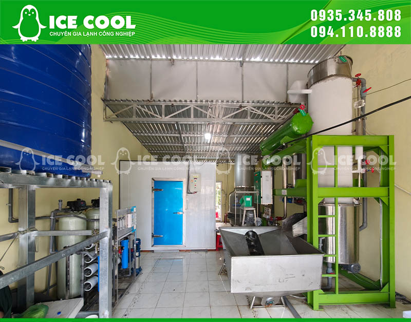 Công ty ICE COOL vừa hoàn tất chuyển giao máy đá viên 5 tấn đến Đồng Tháp cho dự án sản xuất đá viên tinh khiết của cô Ánh