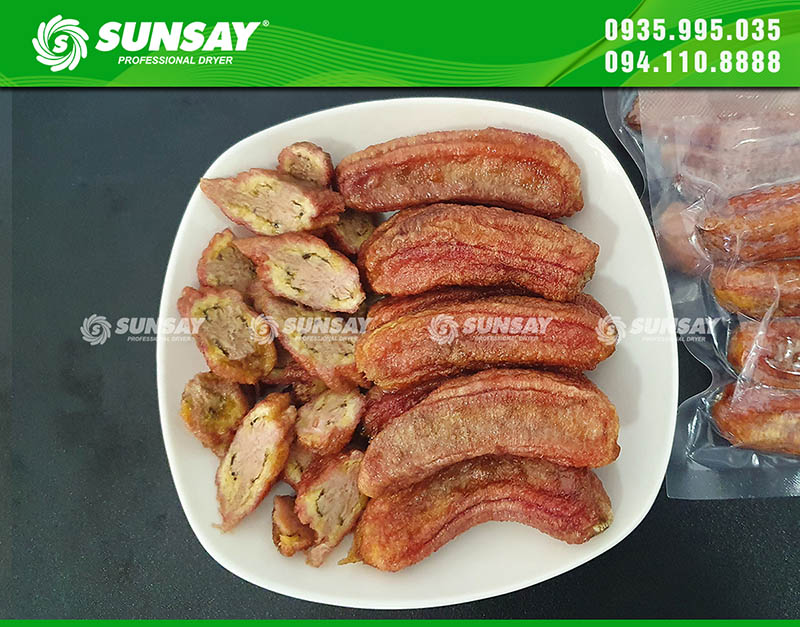 Chuối sấy dẻo chco màu sắc đẹp