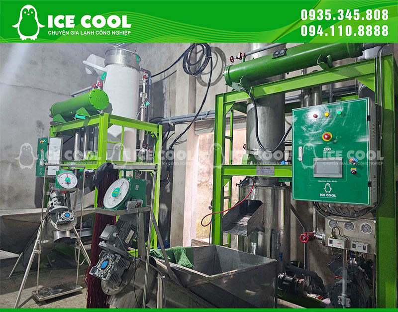 Cung cấp hệ thống 2 máy đá viên đến Gia Lai, đã được lắp đặt hoàn thiện và sẵn sàng đưa vào hoạt động.