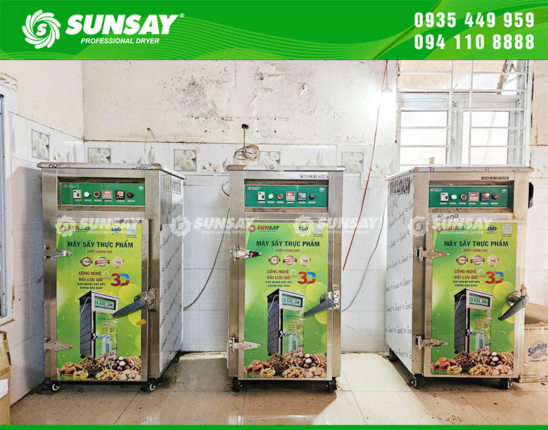 Khách hàng đầu tư 3 máy sấy nhiệt đối lưu của SUNSAY để sấy nụ trầm hương phục vụ mùa Tếtvvvv