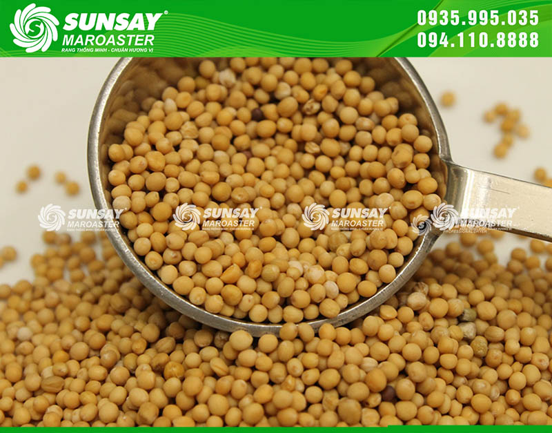 Hạt mù tạt rang dậy mùi cay nồng tự nhiên, rang chuẩn nhiệt để giữ trọn tinh dầu và hương vị đặc trưng cho món ăn thêm tròn vị