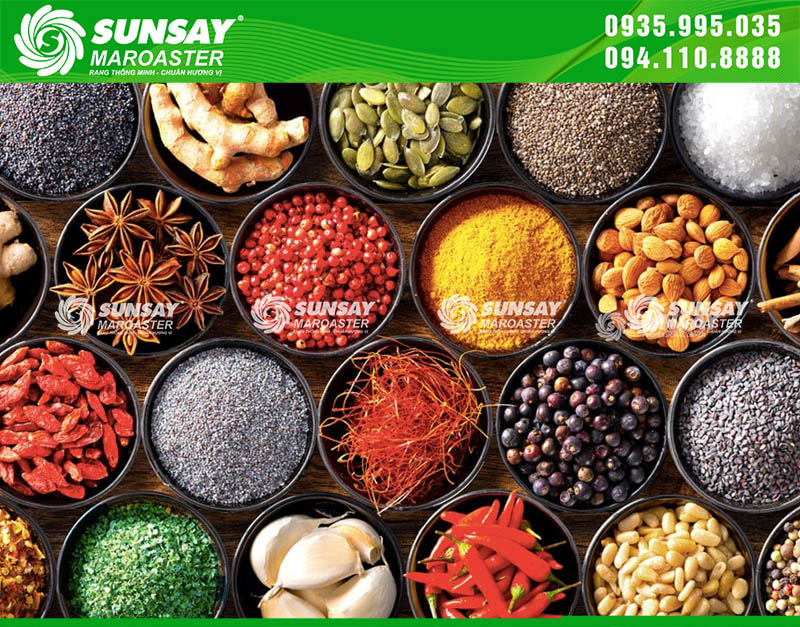 Hương liệu sau khi rang bằng máy SUNSAY MAROASTER vẫn giữ được hương thơm đặc trưng, bảo quản được lâu