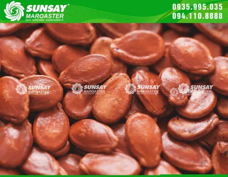 Máy rang hạt dưa rang hạt chín đều, không cháy xém và có mùi thơm