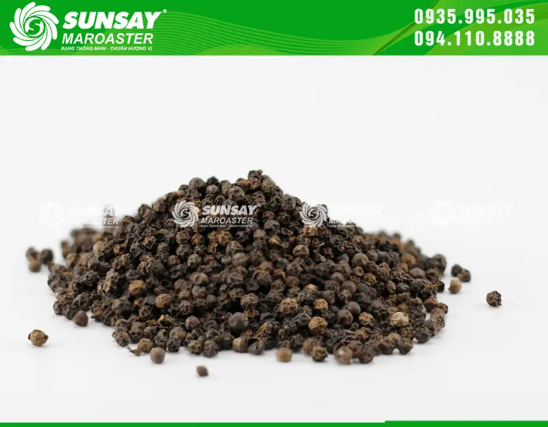 Tiêu rang với công nghệ hiện đại giúp giữ được mùi thơm, không cháy xém