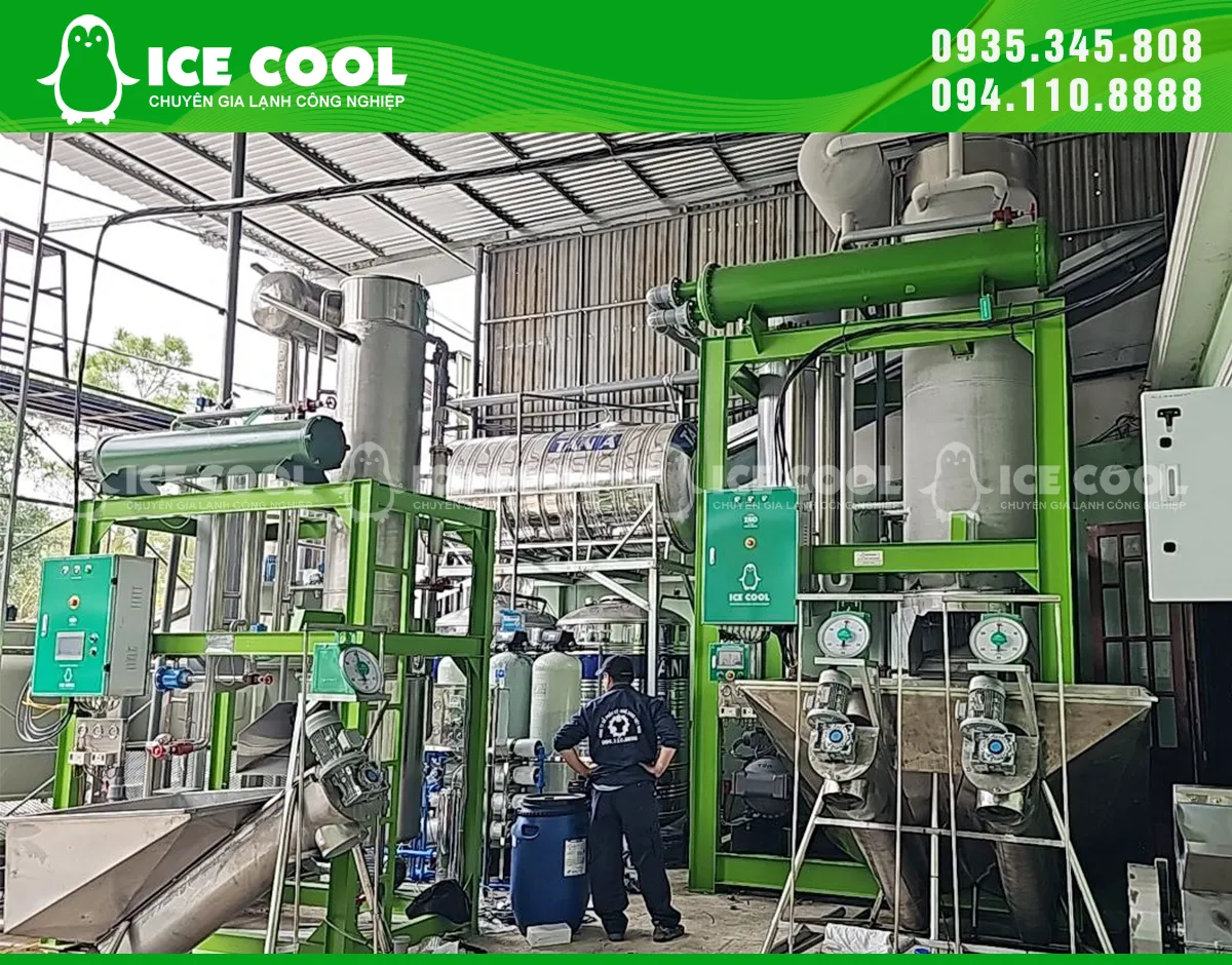 ICE COOL bàn giao nhà máy đúng tiến độ, hỗ trợ vận hành tận nơi – đồng hành cùng doanh nghiệp tại Huế làm chủ nguồn đá viên.