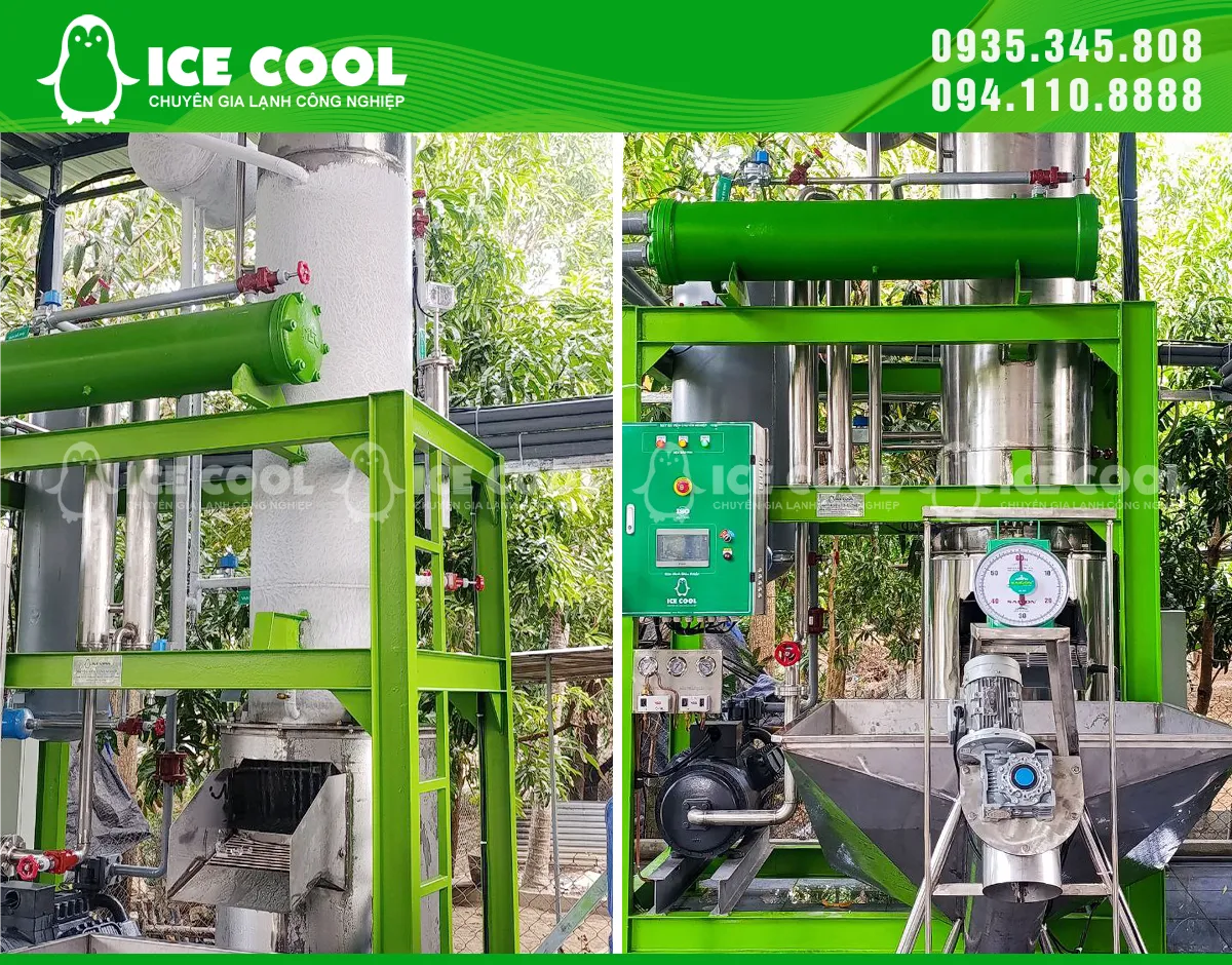 Cung cấp hệ thống 2 máy đá viên đến Khánh Hòa là giải pháp đầu tư đồng bộ của ICE COOL, giúp nhà máy tại khu vực Cam Lâm vận hành ổn định