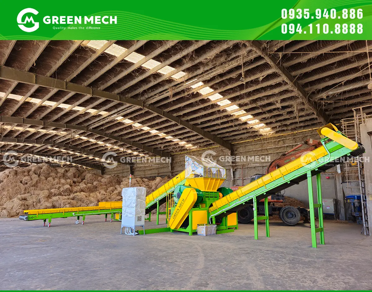 GREEN MECH triển khai Lắp đặt máy nghiền 2 trục cho trang trại bò sữa Vinamilk Quảng Ngãi nhằm tối ưu quy trình nghiền rơm rạ và nâng cao hiệu quả phối trộn thức ăn chăn nuôi