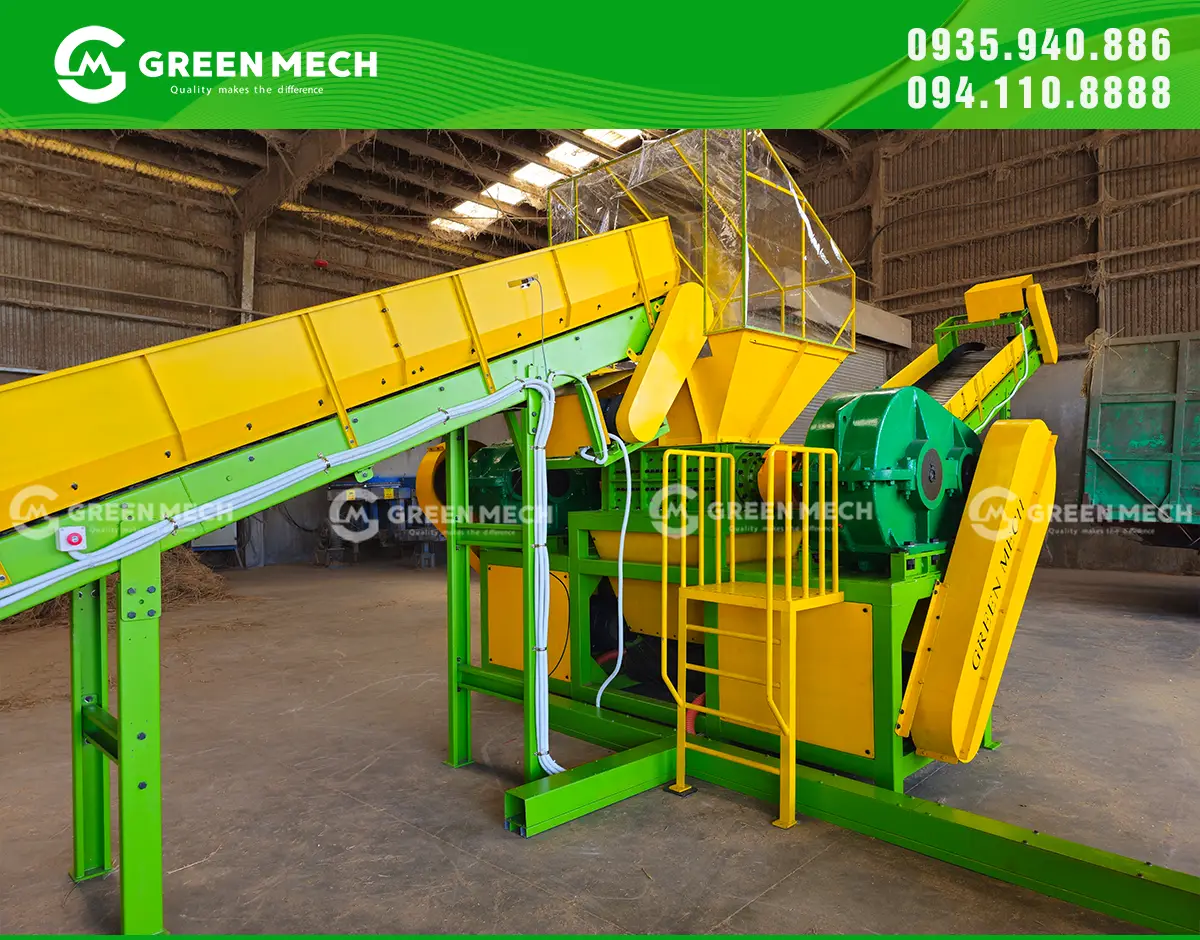 GREEN MECH hoàn thiện lắp đặt máy nghiền 2 trục tại Vinamilk Quảng Ngãi theo đúng tiêu chuẩn kỹ thuật và tiến độ