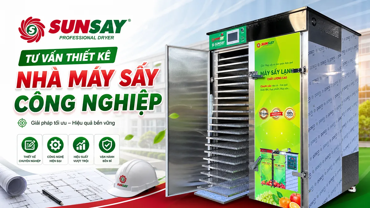 Tư vấn thiết kế nhà máy sấy công nghiệp là giải pháp giúp doanh nghiệp lựa chọn đúng công nghệ, tối ưu vận hành và xây dựng hệ thống sấy phù hợp với mục tiêu sản xuất lâu dài