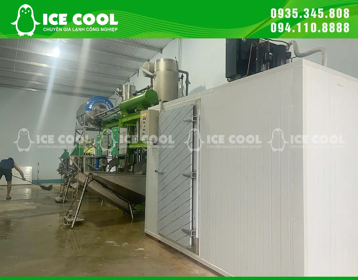 Máy đá viên + lọc nước + kho lạnh = vận hành ổn định, chủ động sản xuất, tối ưu hiệu quả kinh doanh.