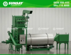 Hệ thống điều khiển HMI hỗ trợ theo dõi và cài đặt thông số vận hành thuận tiện.