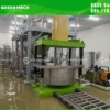 Buồng ép dung tích 1.100 lít bằng SUS304, hỗ trợ xử lý bã trà ẩm theo từng mẻ và thuận tiện vệ sinh.